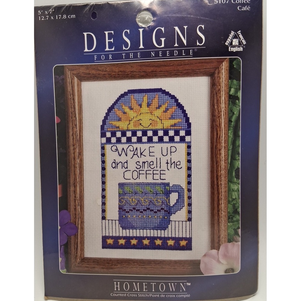 Designs for the Needle Wake up and Smell the Coffee‎ Kit #5107 NEW SEALED
